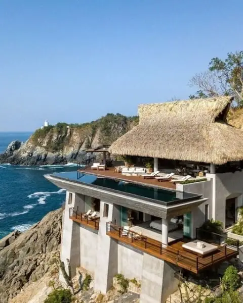 Captivating And Chic Modern Home With Breathtaking Views In Zihuatanejo Mexico modern home view