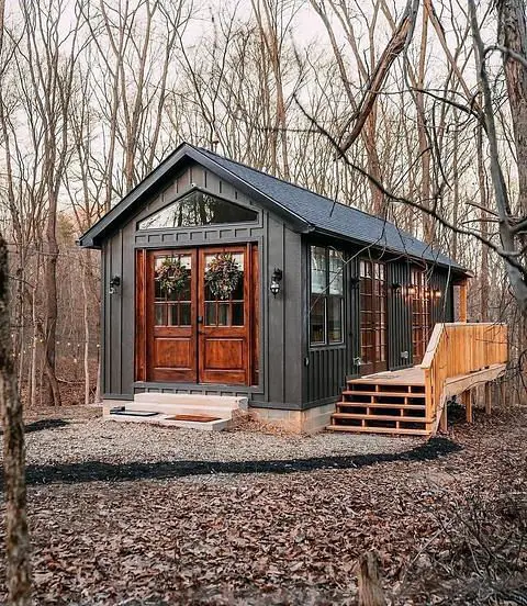 Minimalist A-Frame Tiny Home: Charming And Functional beautiful tiny modern home