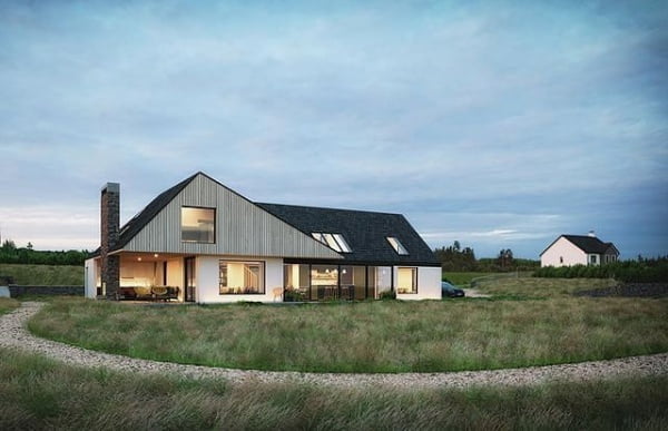 Captivating Coastal Design: Farren Architects' Beachside Home In Buncrana coastal modern home