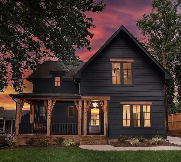Charming Blend Of Modern And Farmhouse Design In A Magnolia-inspired Country Home country modern home
