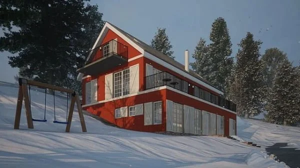 Rustic And Contemporary: A Country Modern Home Design Concept By 48architects country modern home