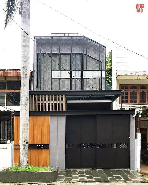 Chic Industrial Haven: A Minimalistic Modern Home Design industrial modern home