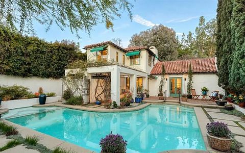 Charming Spanish Colonial Home With Impressive Features And Lot luxury modern home
