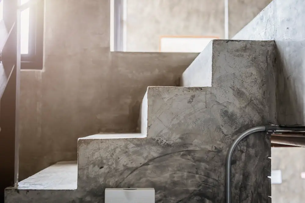 concrete material stairs