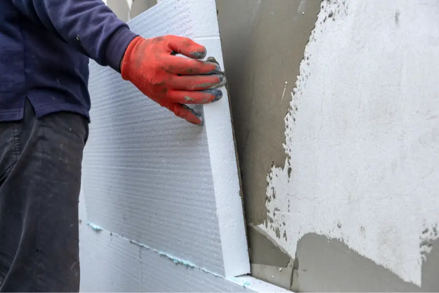 expanded polymer styrofoam insulation
