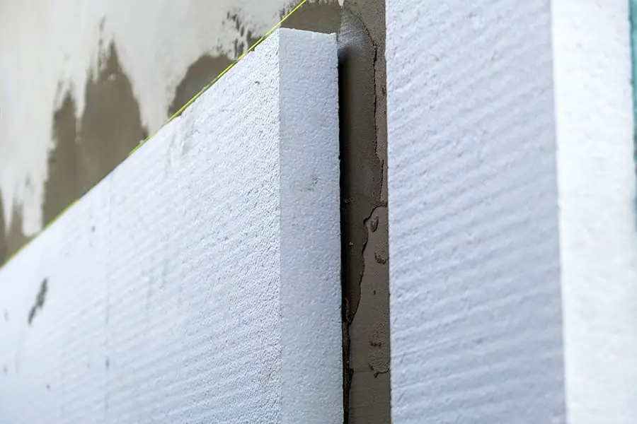 expanded polystyrene foam insulation install