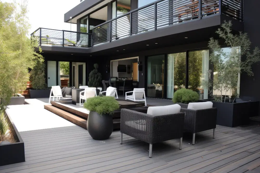 Black Balcony Accents