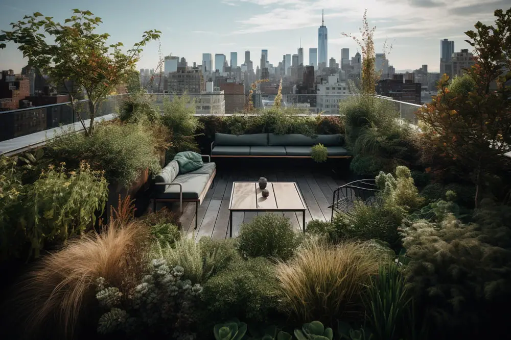 Black Rooftop Gardens