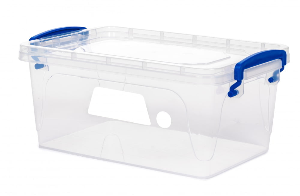 Clear Plastic Storage Bins