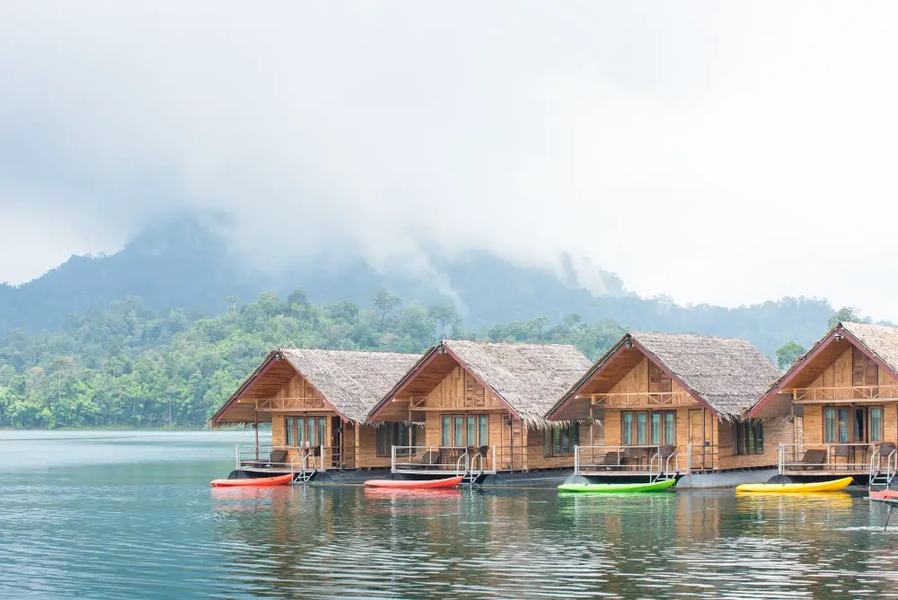 Floating Bamboo Homes