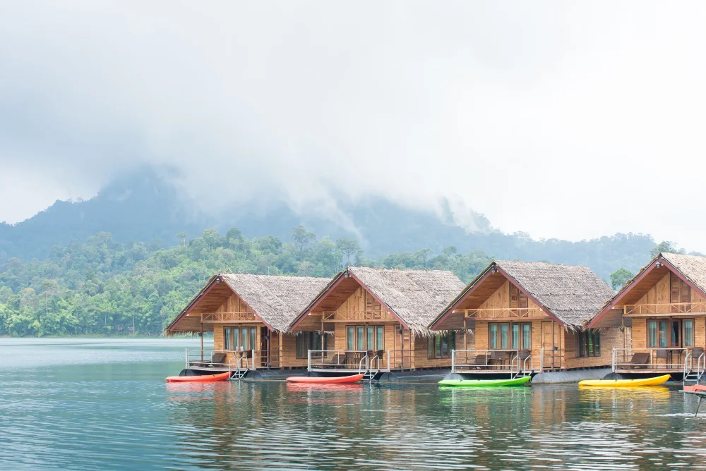 Floating Bamboo Homes