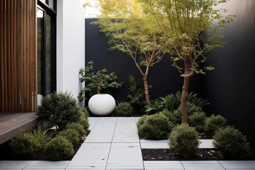 French Courtyard Oasis