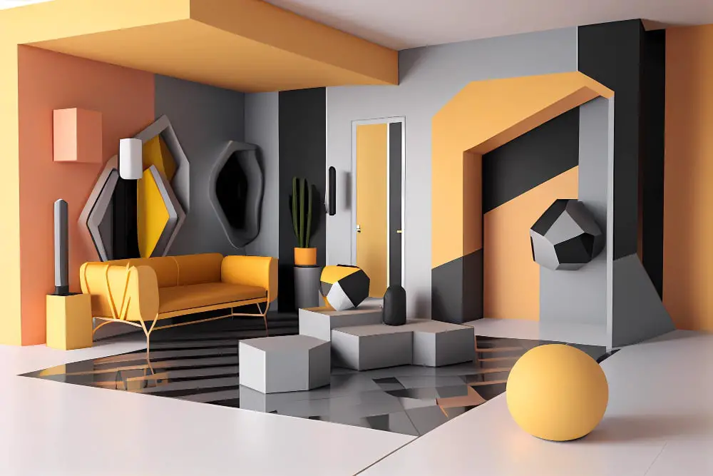 Geometric Design interior home