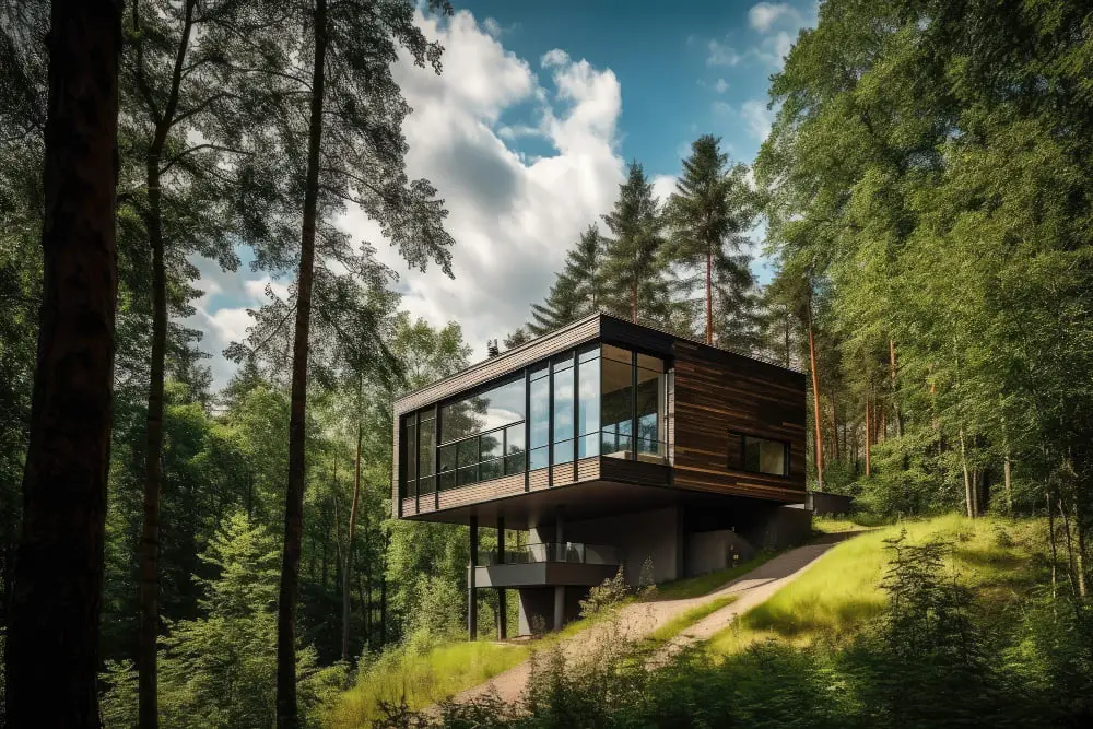 Modern Houses in Woods