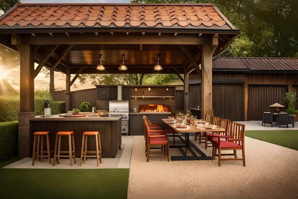 Covered Outdoor Dining Area