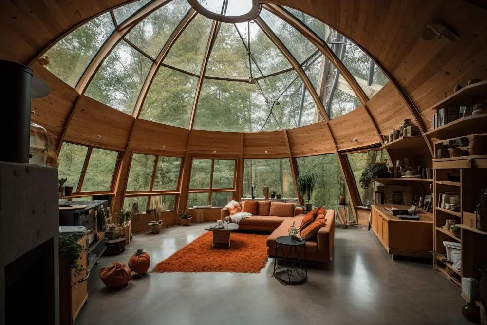 Dome Home With Panoramic Windows