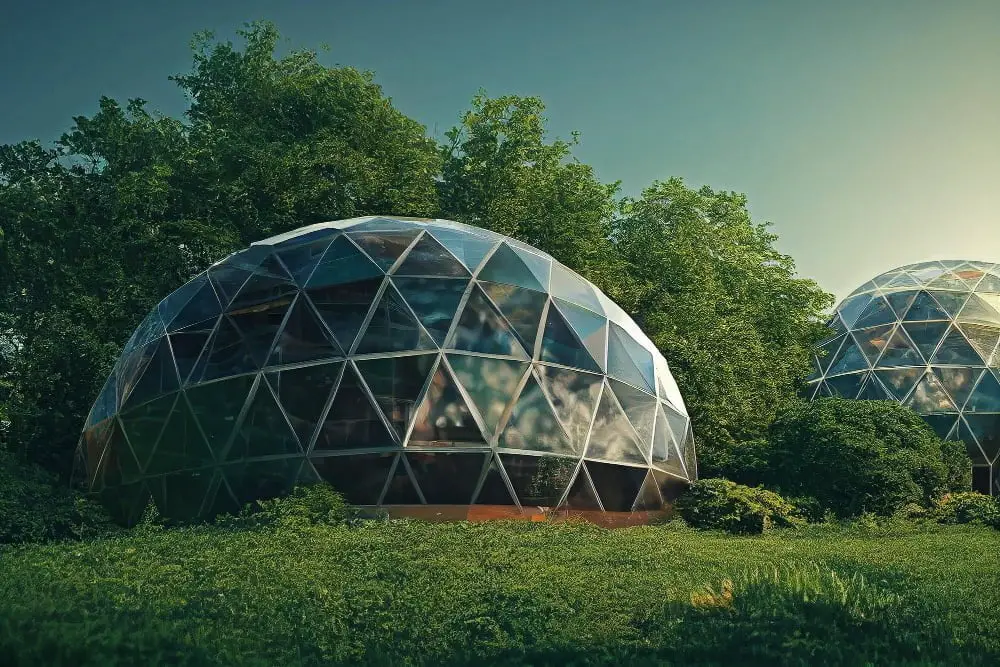 Dome-shaped Greenhouse Home