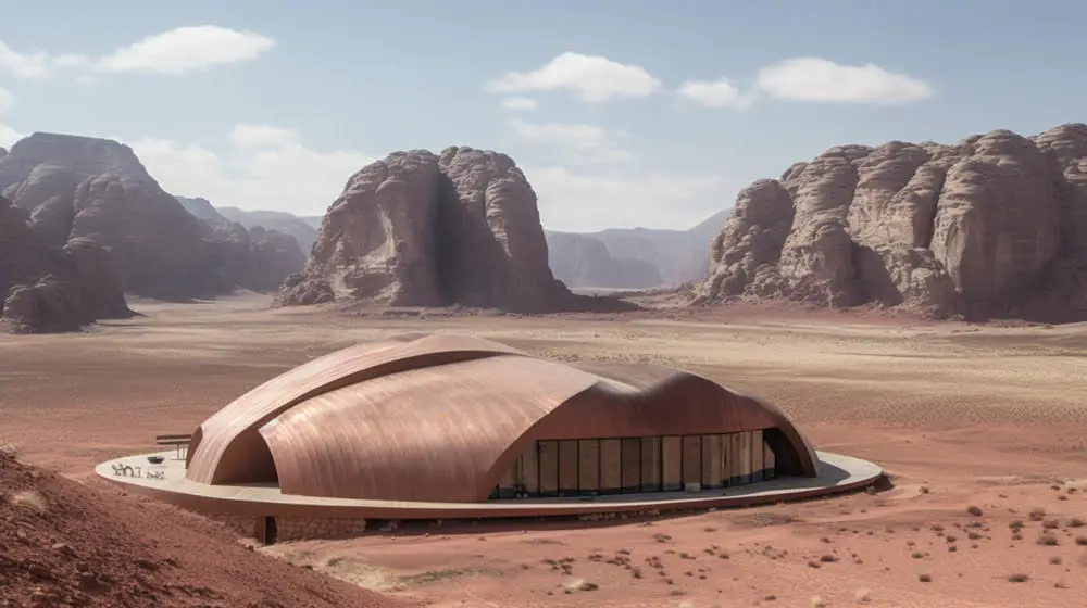 Dome-shaped desert house