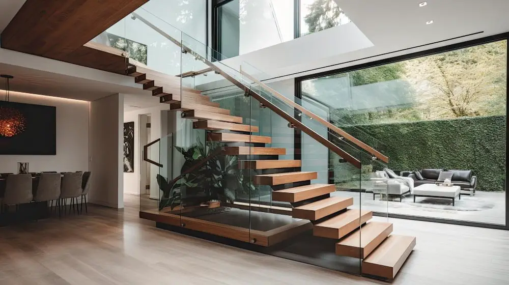 Glass Railing Staircases