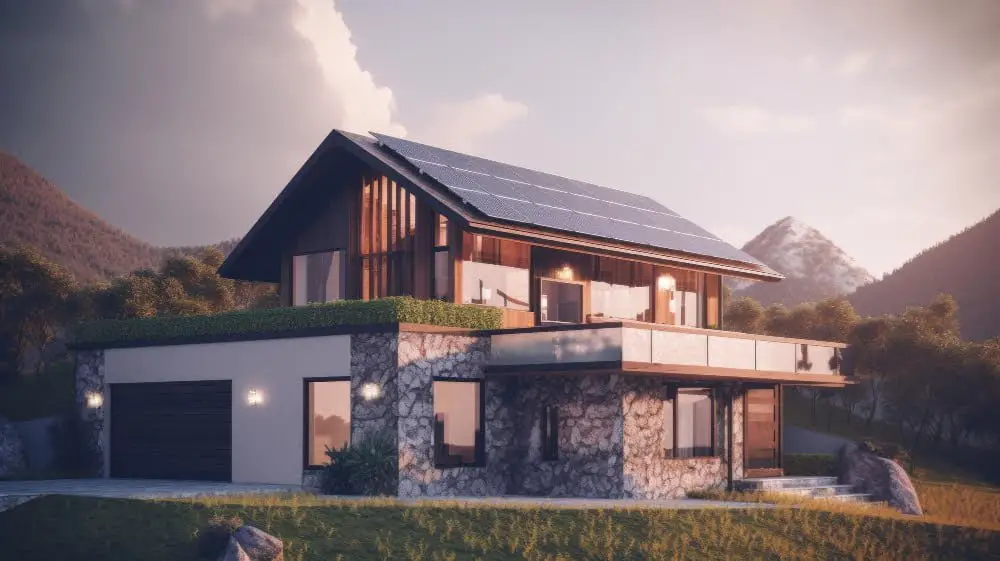 Modern Chalet solar