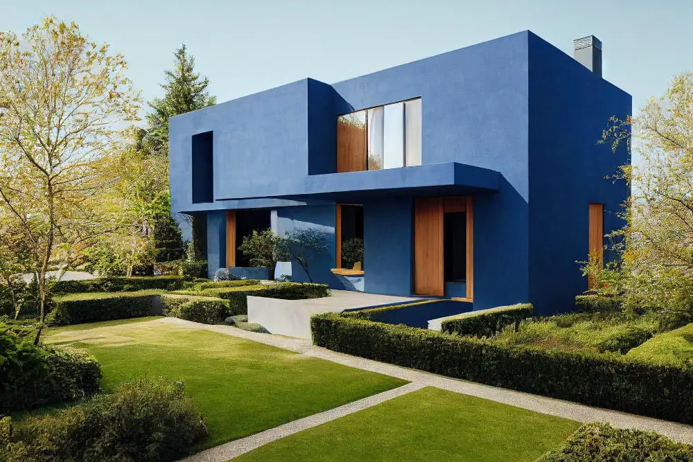 Modern Navy Blue House