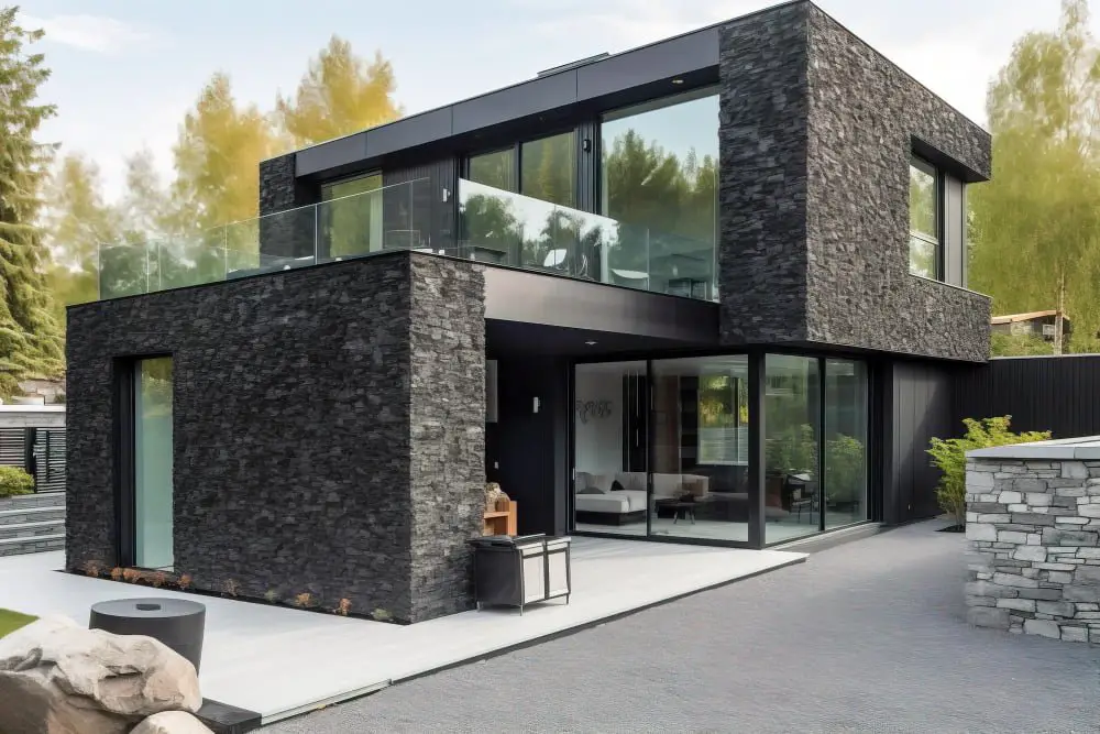 Modern Stone House