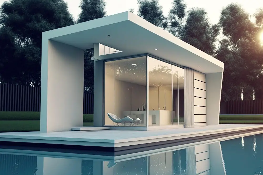 Modular pool house