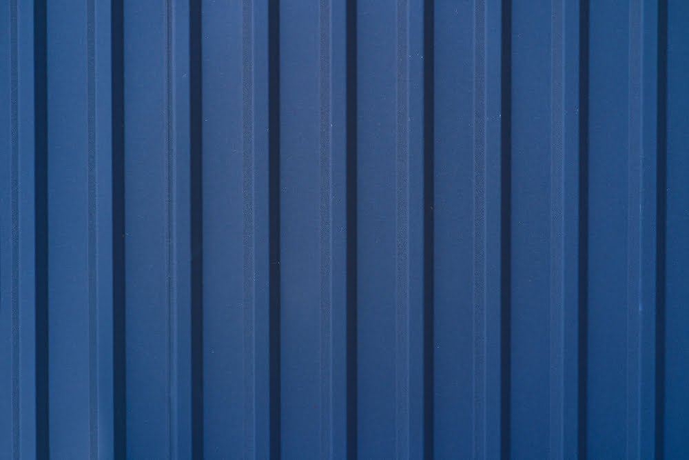 Navy blue Vertical Panel Siding