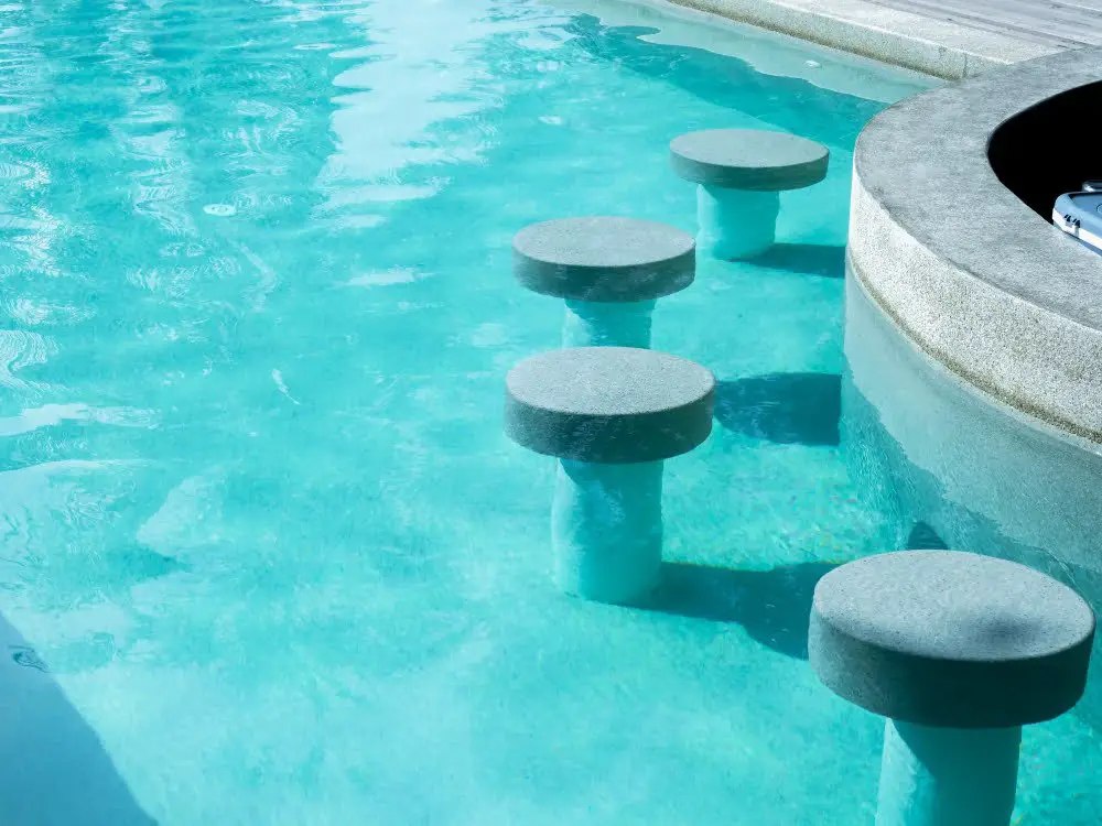 Seating Area inside pool