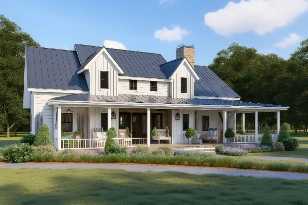 Wraparound Porch ranch house