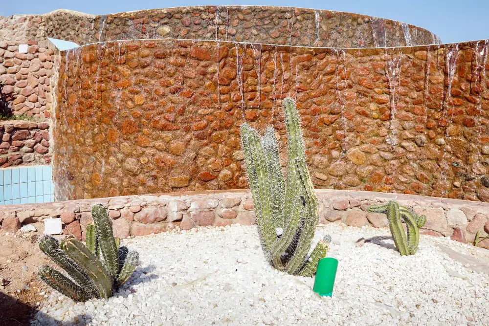 desert Gabion Rock Walls