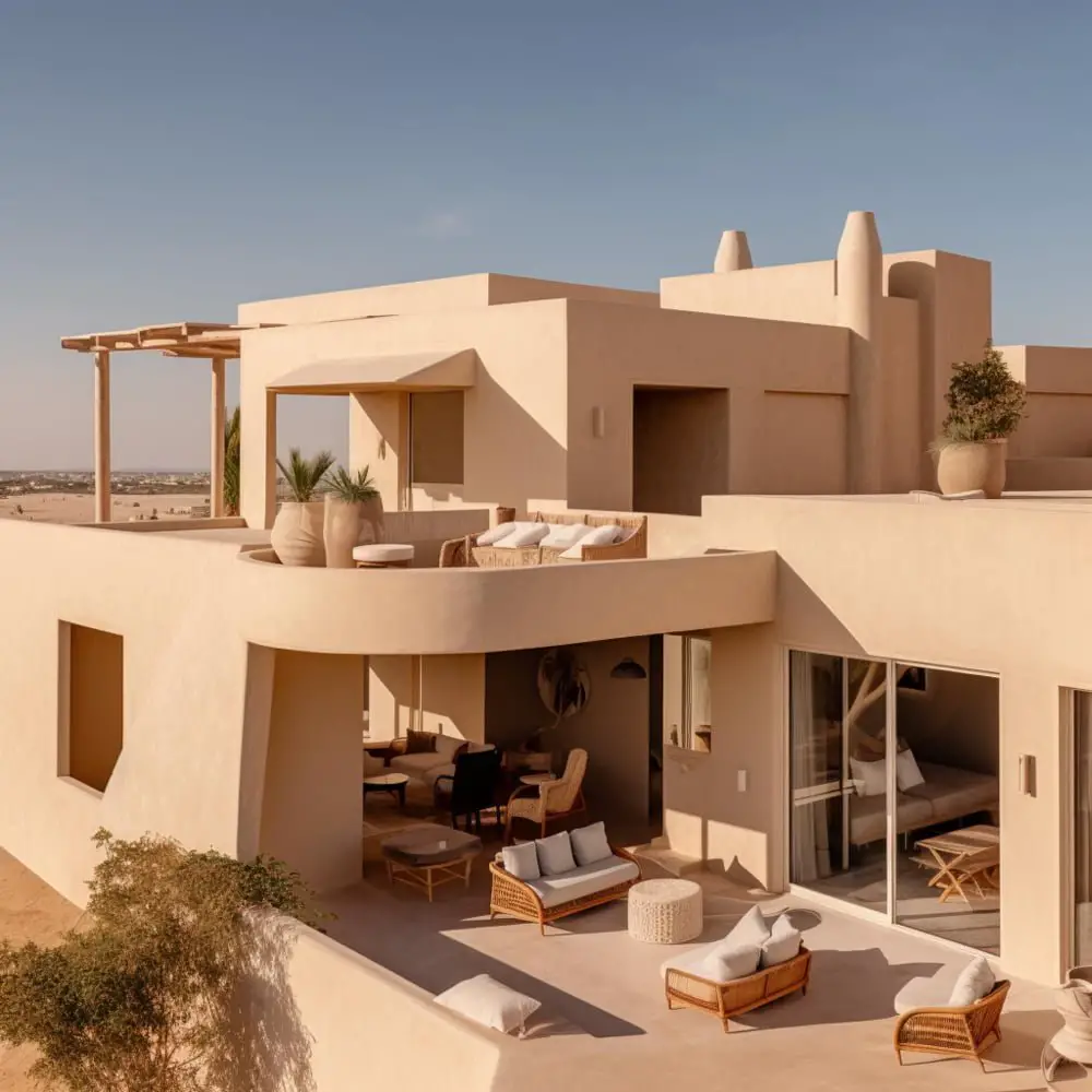 desert house patio