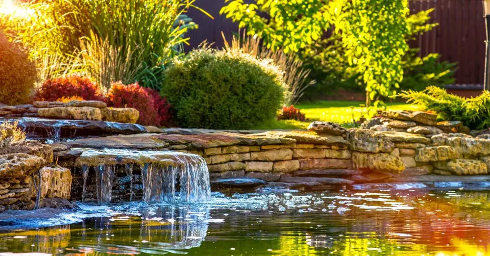 home stone waterfall