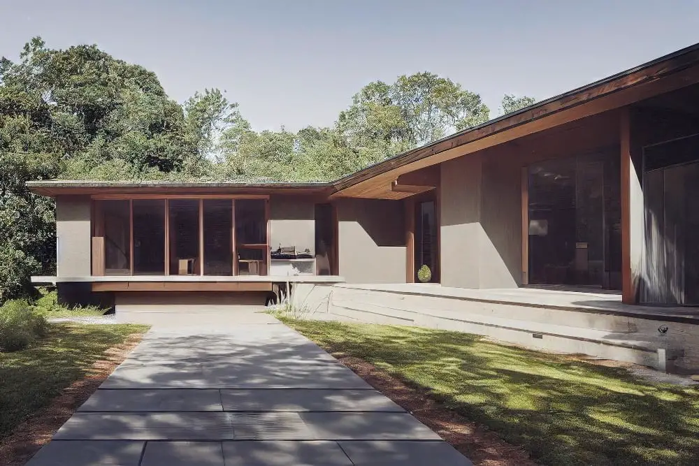 modern breezeway house