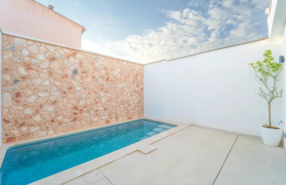 pool with Natural Stone