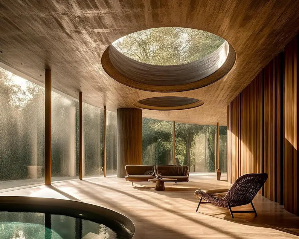 wood Interiors skylight