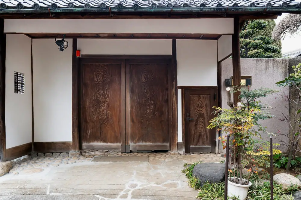 Japanese Natural Wood Facade