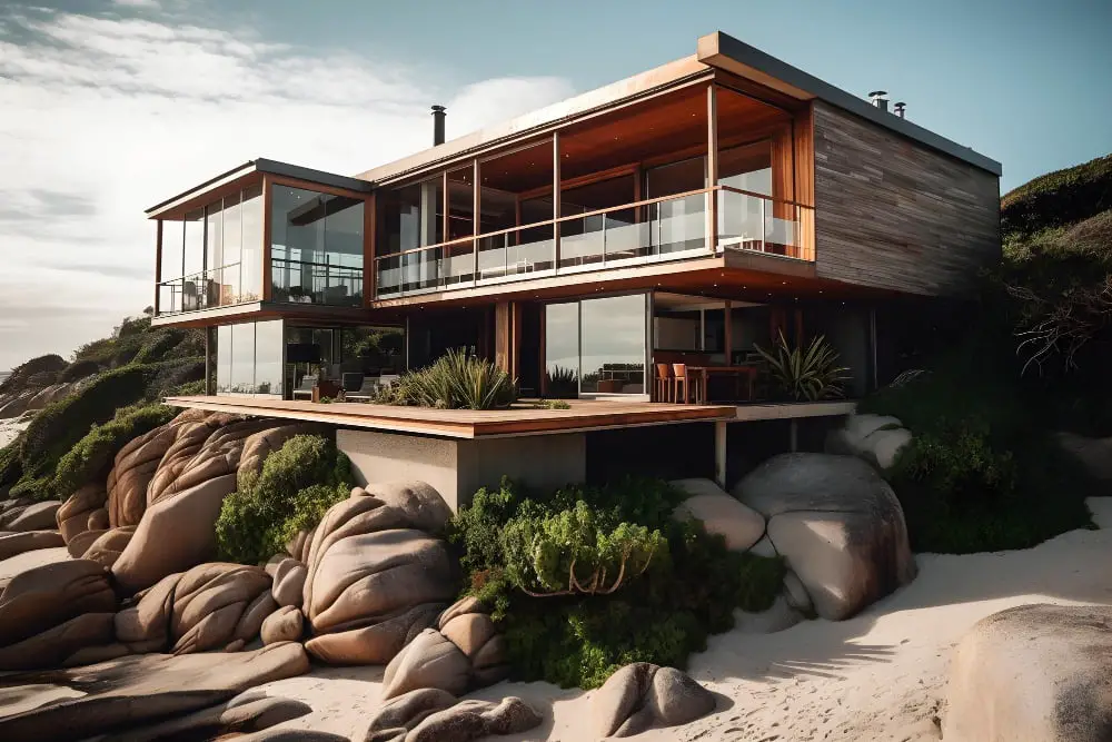 L-shape Beach House