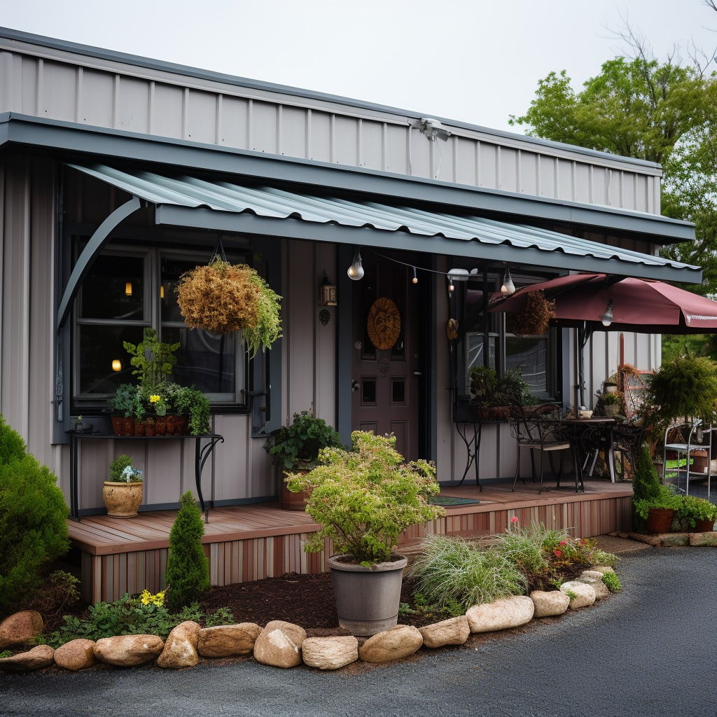 choosing the best frame for a metal awning