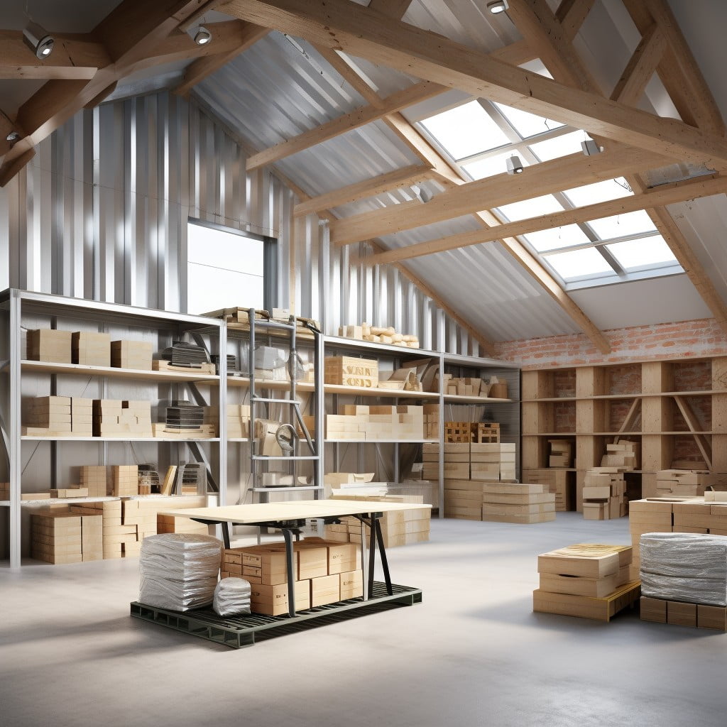 choosing the right materials for building a storage loft