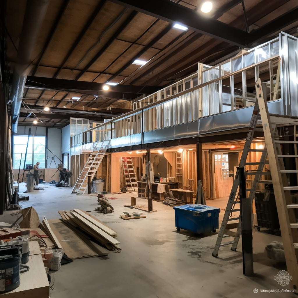 detailed step by step guide to build a storage loft in a metal building