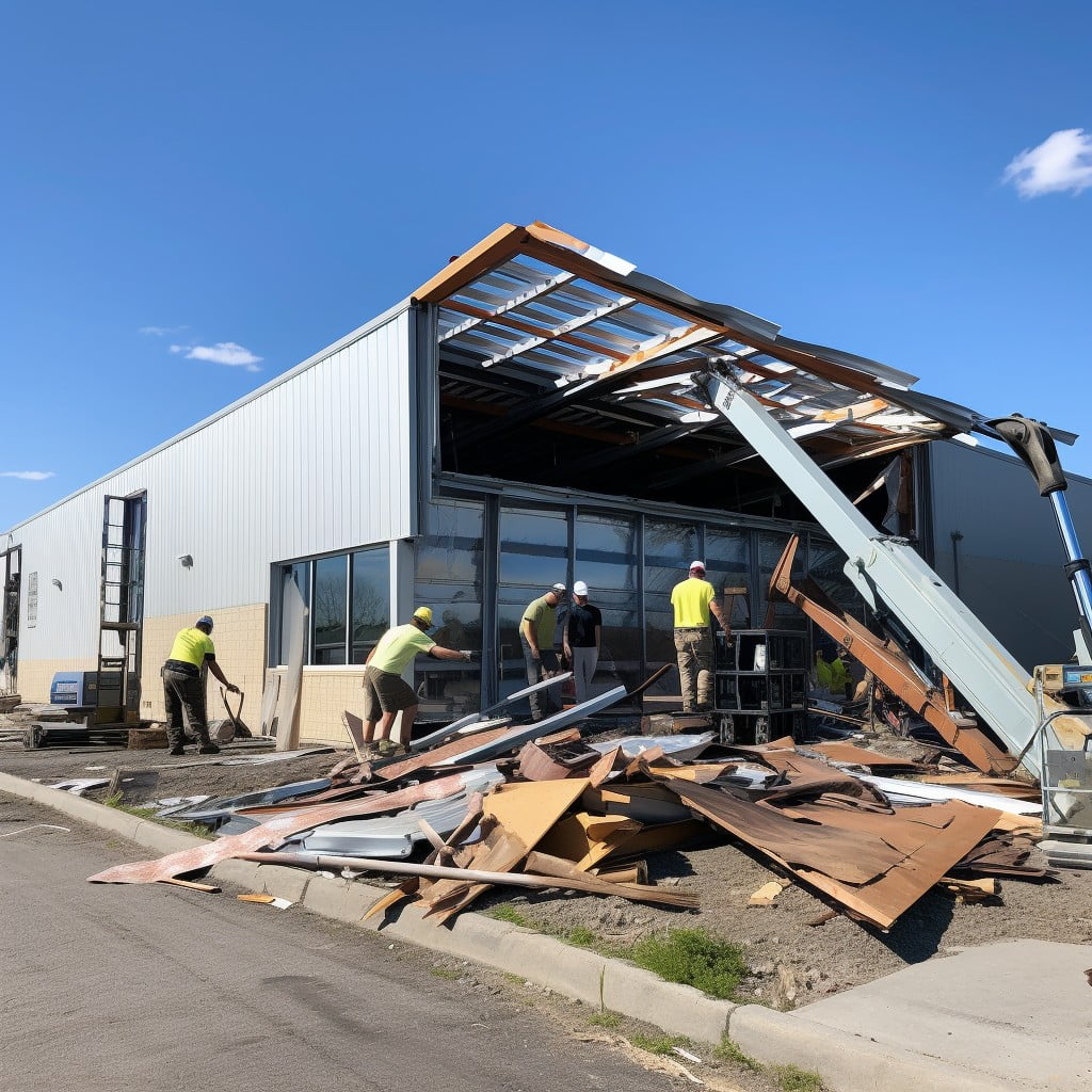 disassembling basics of a metal building