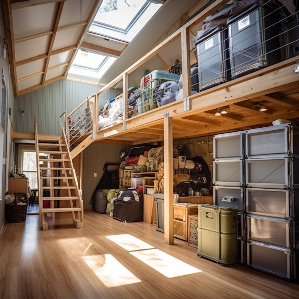 how to maximize space usage in your new storage loft