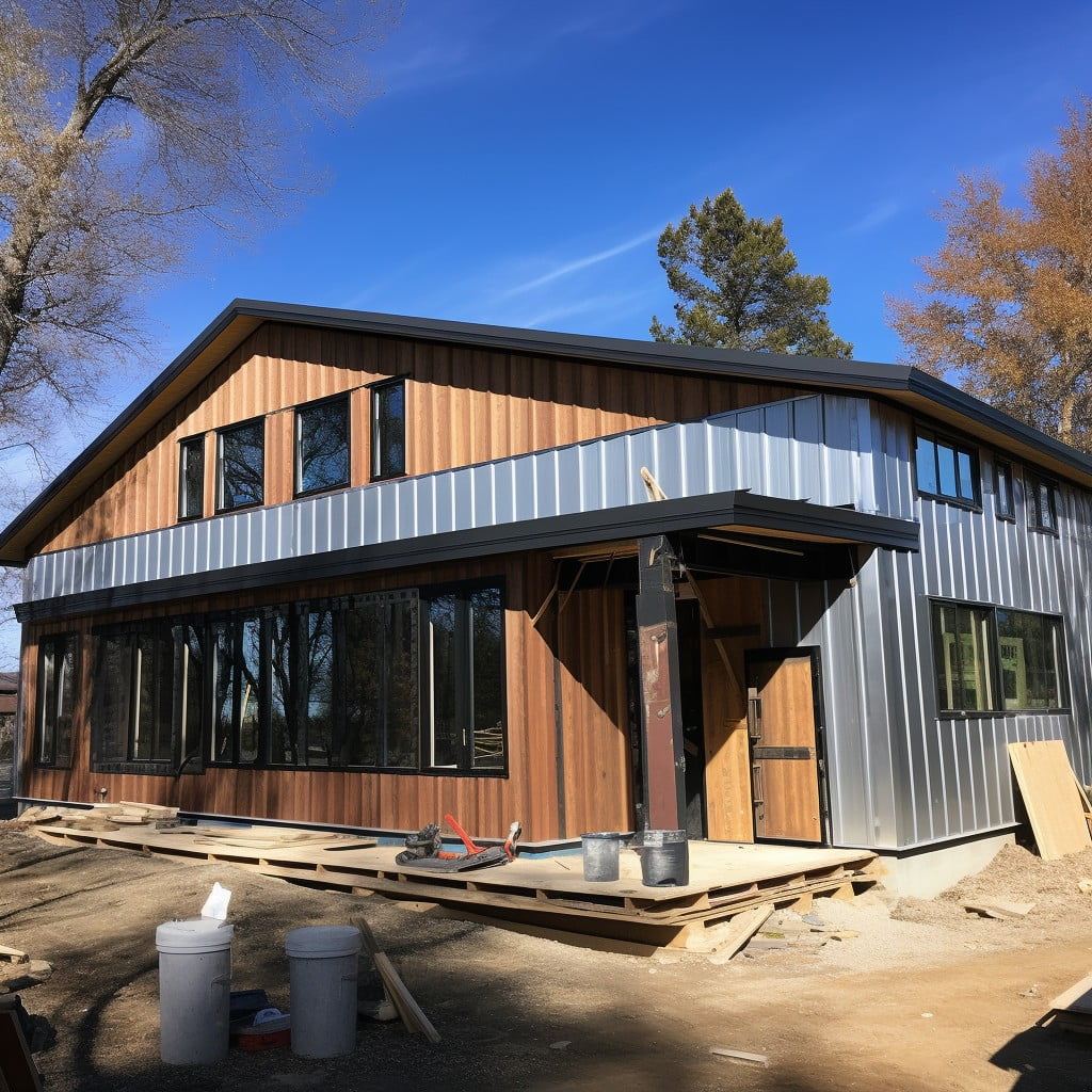 preparation of metal building for wood siding installation