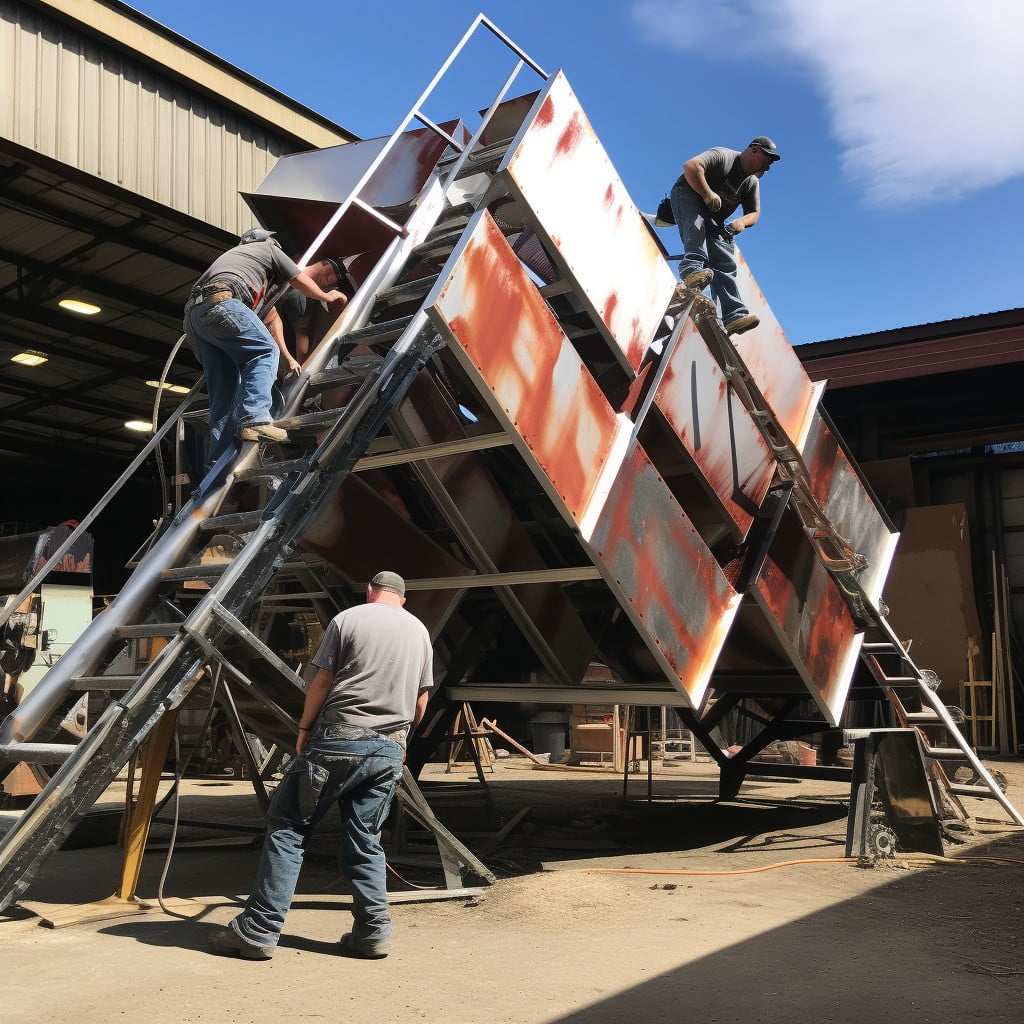 step by step process to disassemble a metal building