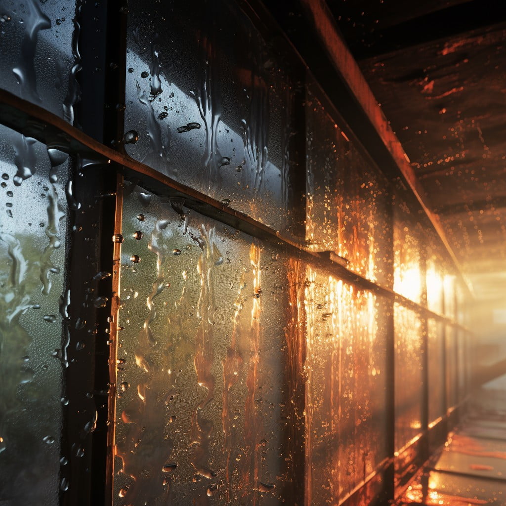 types of condensation in metal buildings