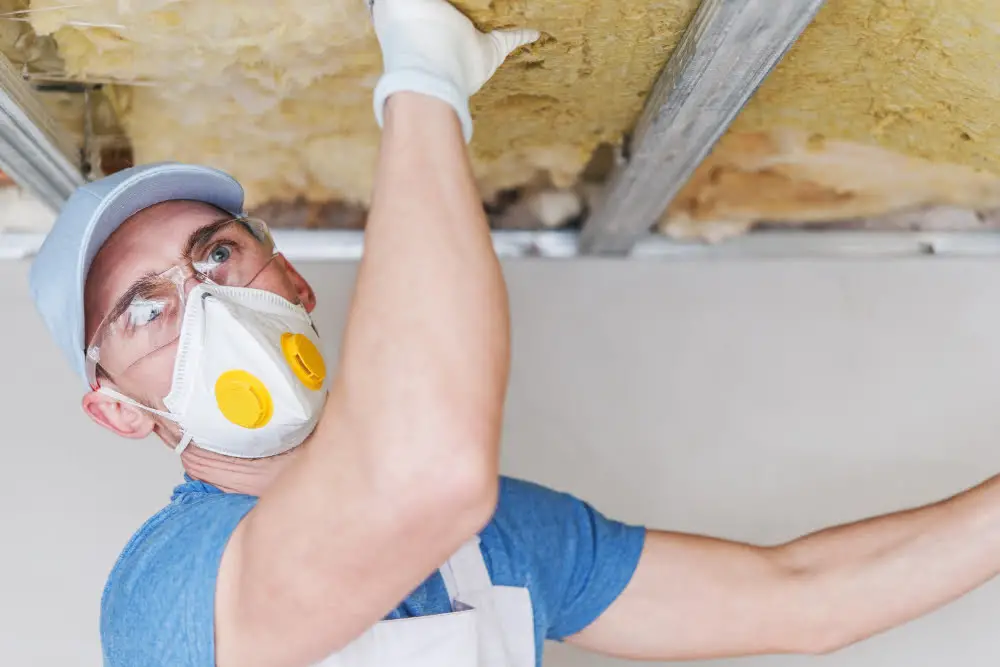 Benefits of Insulating Metal Building - Installing Wool