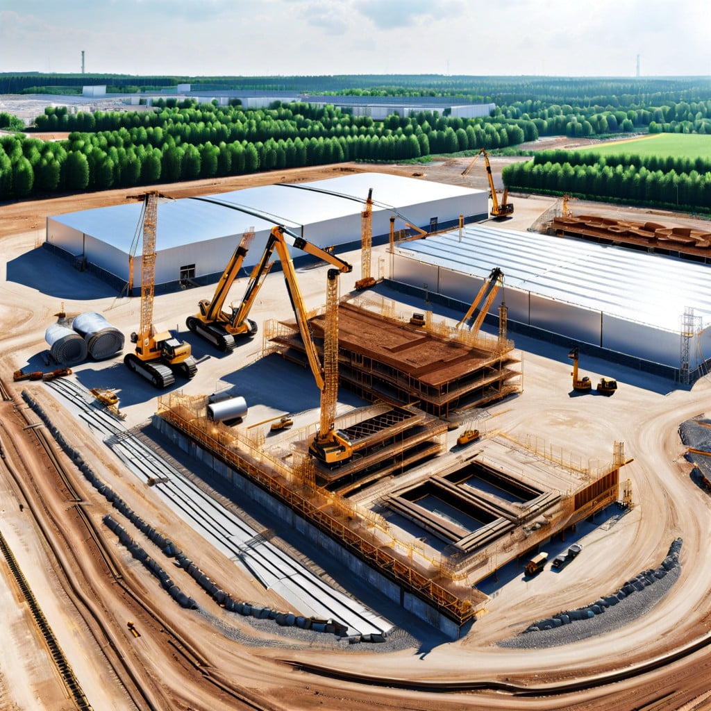 advantages of steel in large scale construction