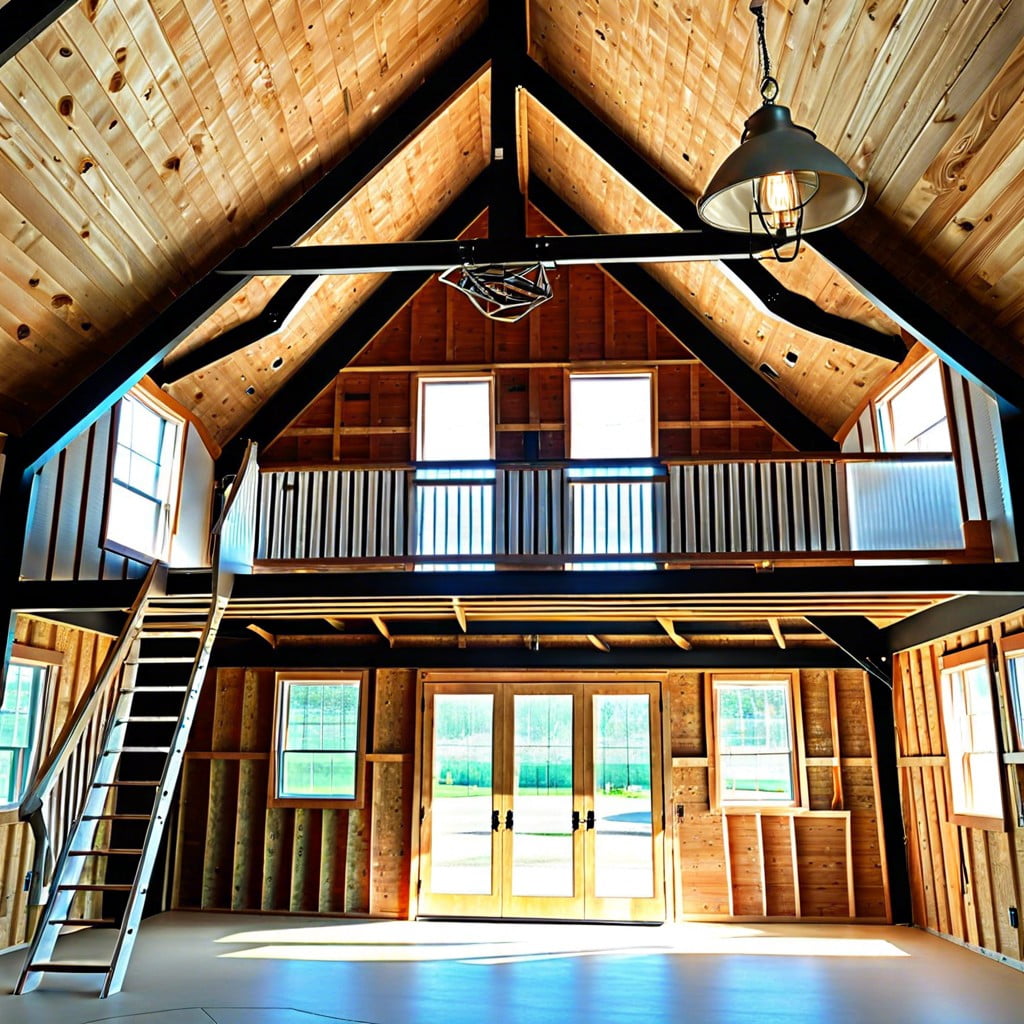 innovative storage solutions for pole barn lofts