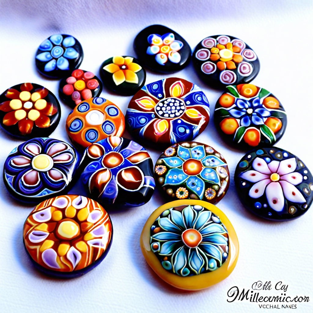 millefiori canes technique with polymer clay